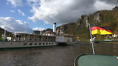 steam boat in Rathen