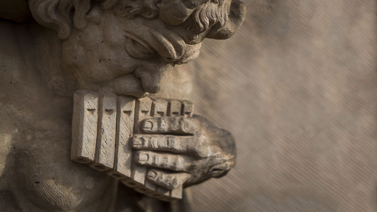 detail at the Zwinger building