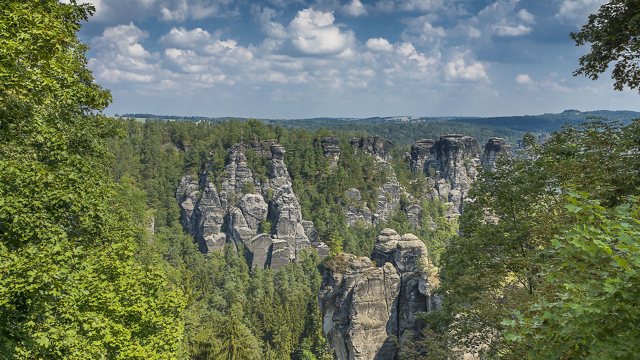 Sandsteinfelsen in der Sächsischen Schweiz