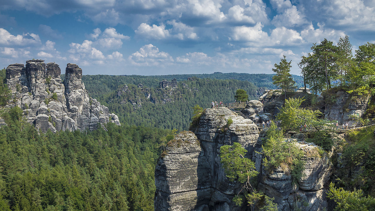 Aussichtspunkt im Elbsandsteingebirge