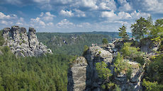 view point in Elbe sandstone highlands