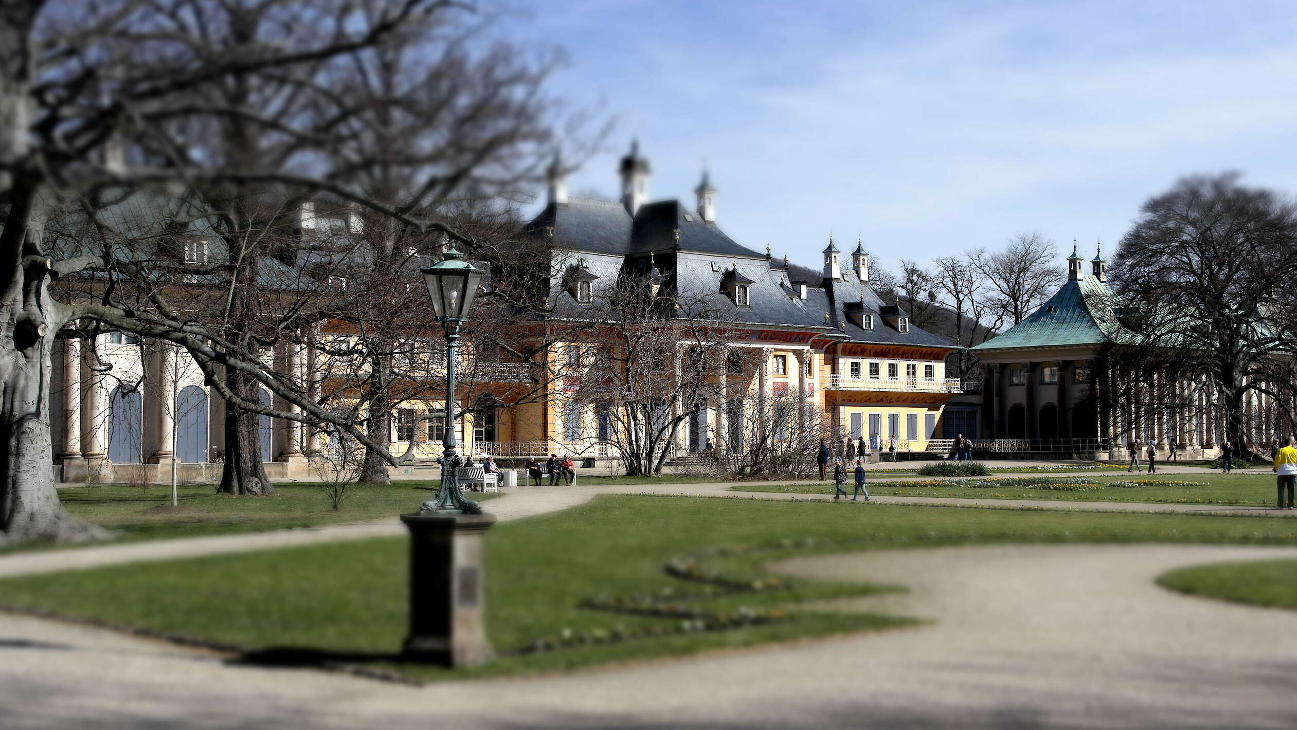 barocker Garten Schloss Pillnitz