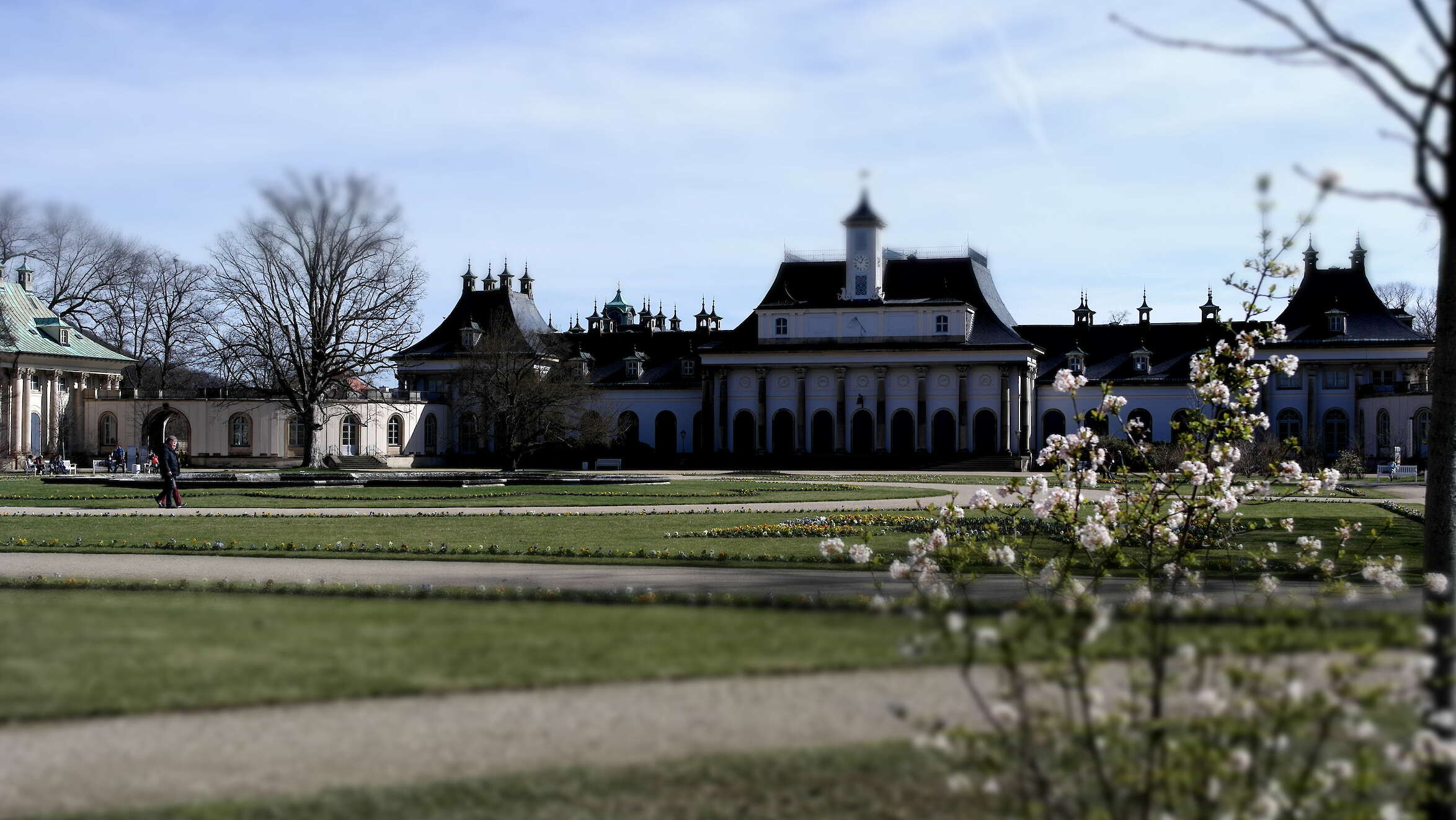barocker Garten Schloss Pillnitz