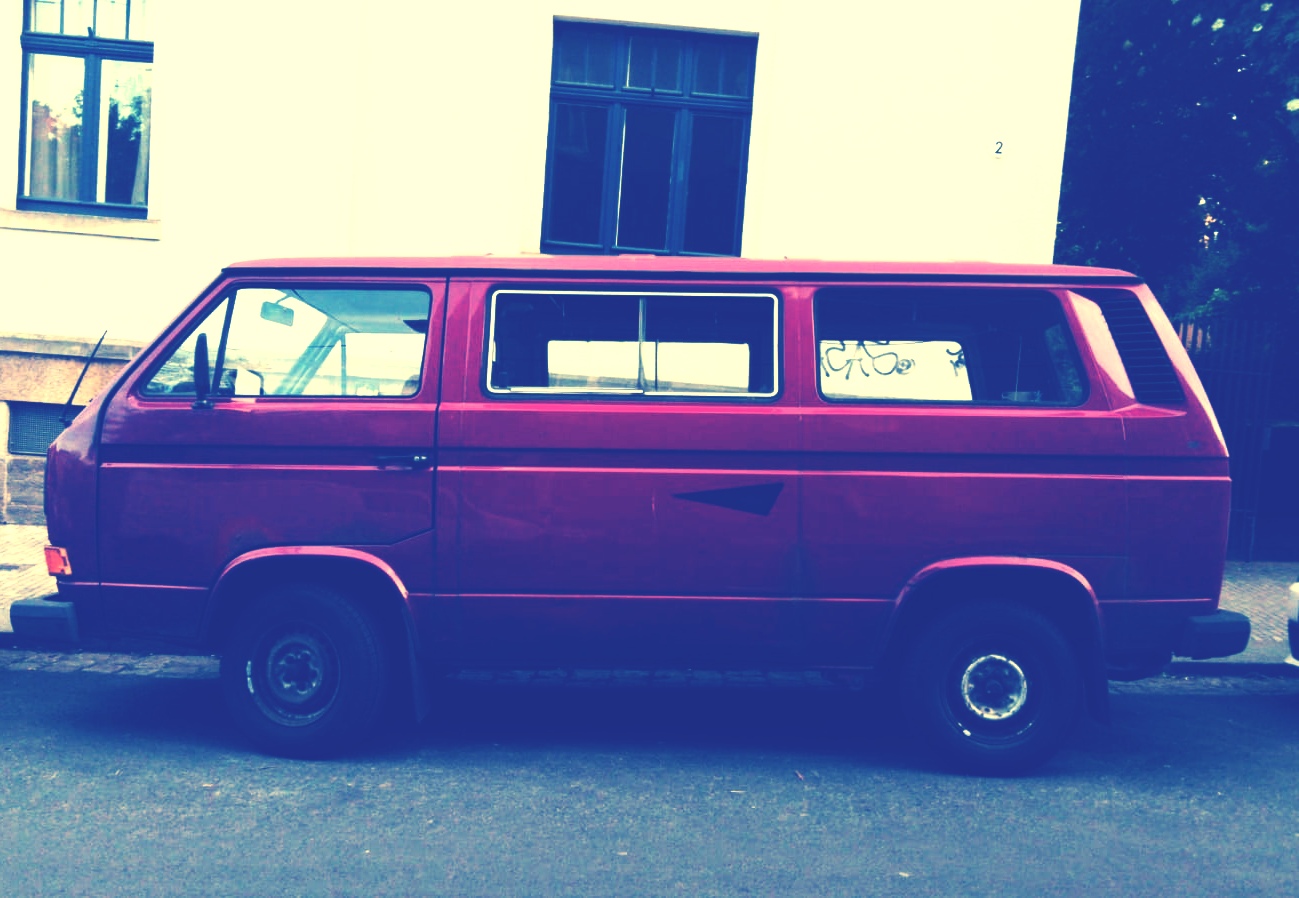 Der klassische T3 in bordeaux-rot...