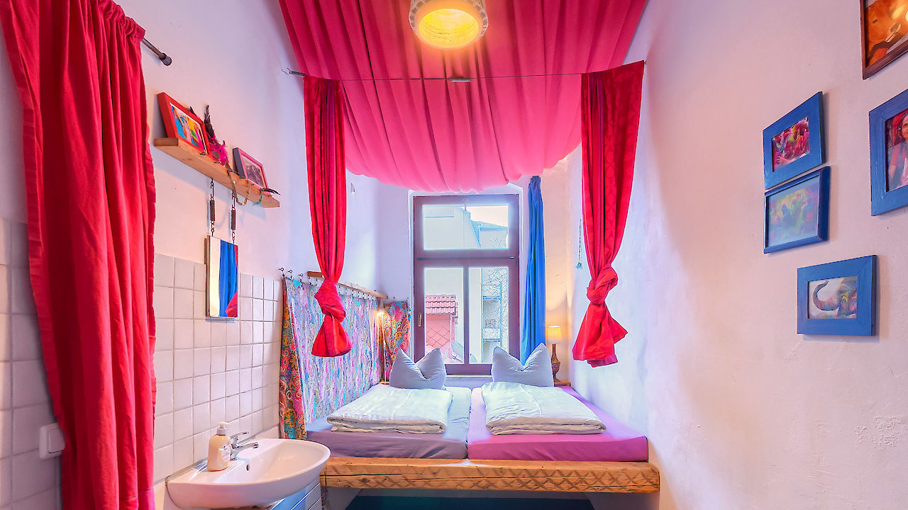 Indien Doppelzimmer Fenster