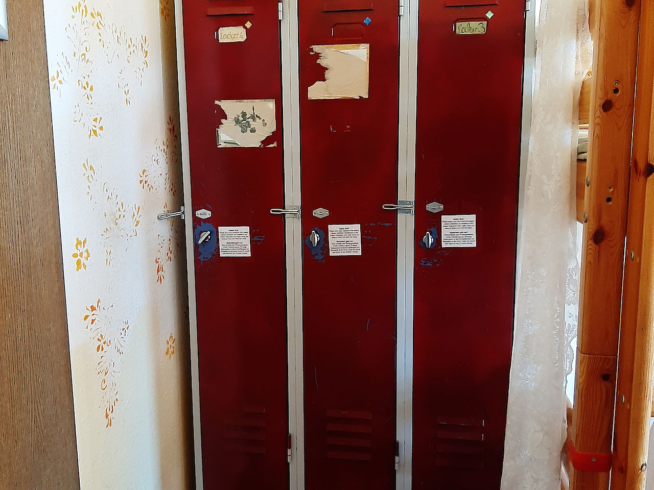 Vestiaires en chambre commune