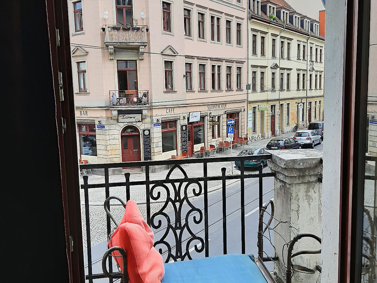 Balcon de la suite Princes, chambre à six lits