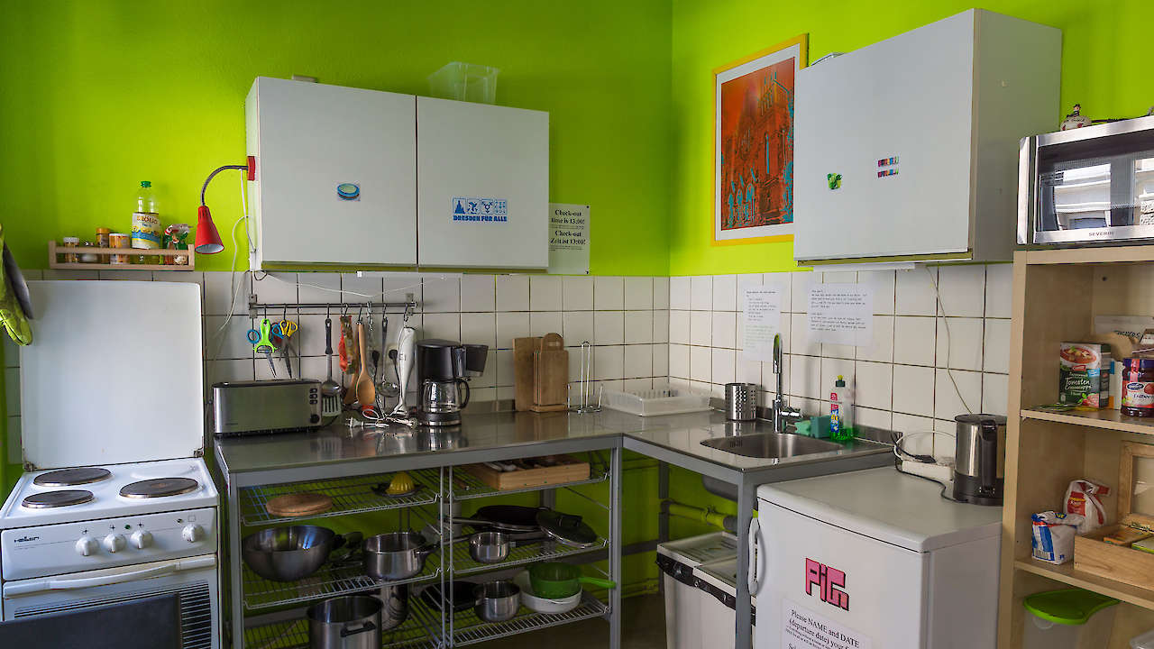 Apartament "Zielone sklepienie" Kuchnia