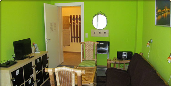 Ansichten aus unserem Hostel Foto