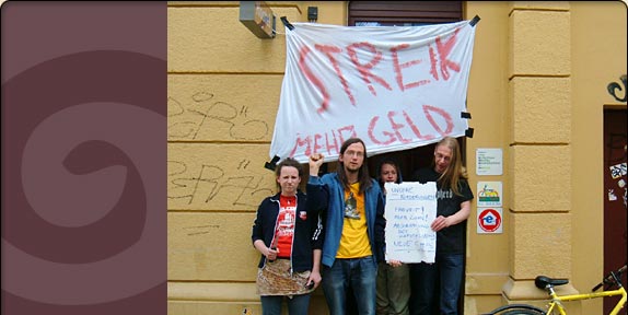 Ansichten aus unserem Hostel Foto